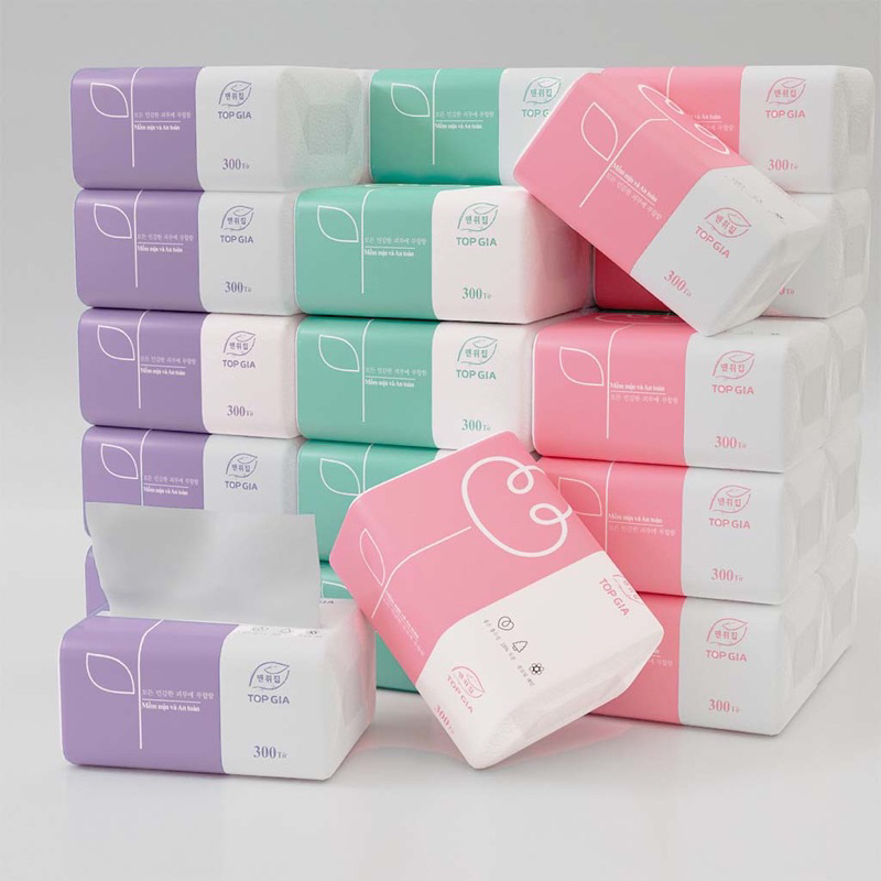 Giấy ăn giấy top gia, giấy rút hàng cao cấp