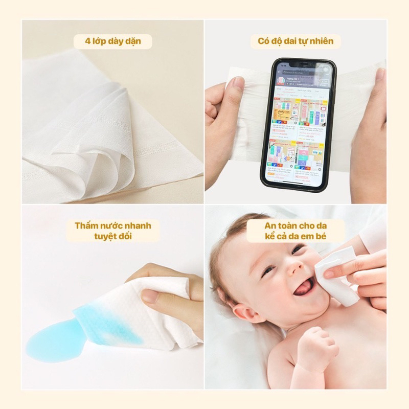 Giấy ăn giấy top gia, giấy rút hàng cao cấp