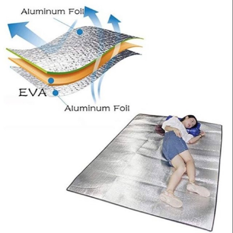 Chiếu ngủ trưa cá nhân văn phòng, chiếu du lịch dã ngoại loại dày dặn 2-4 người nằm 1m55-2m