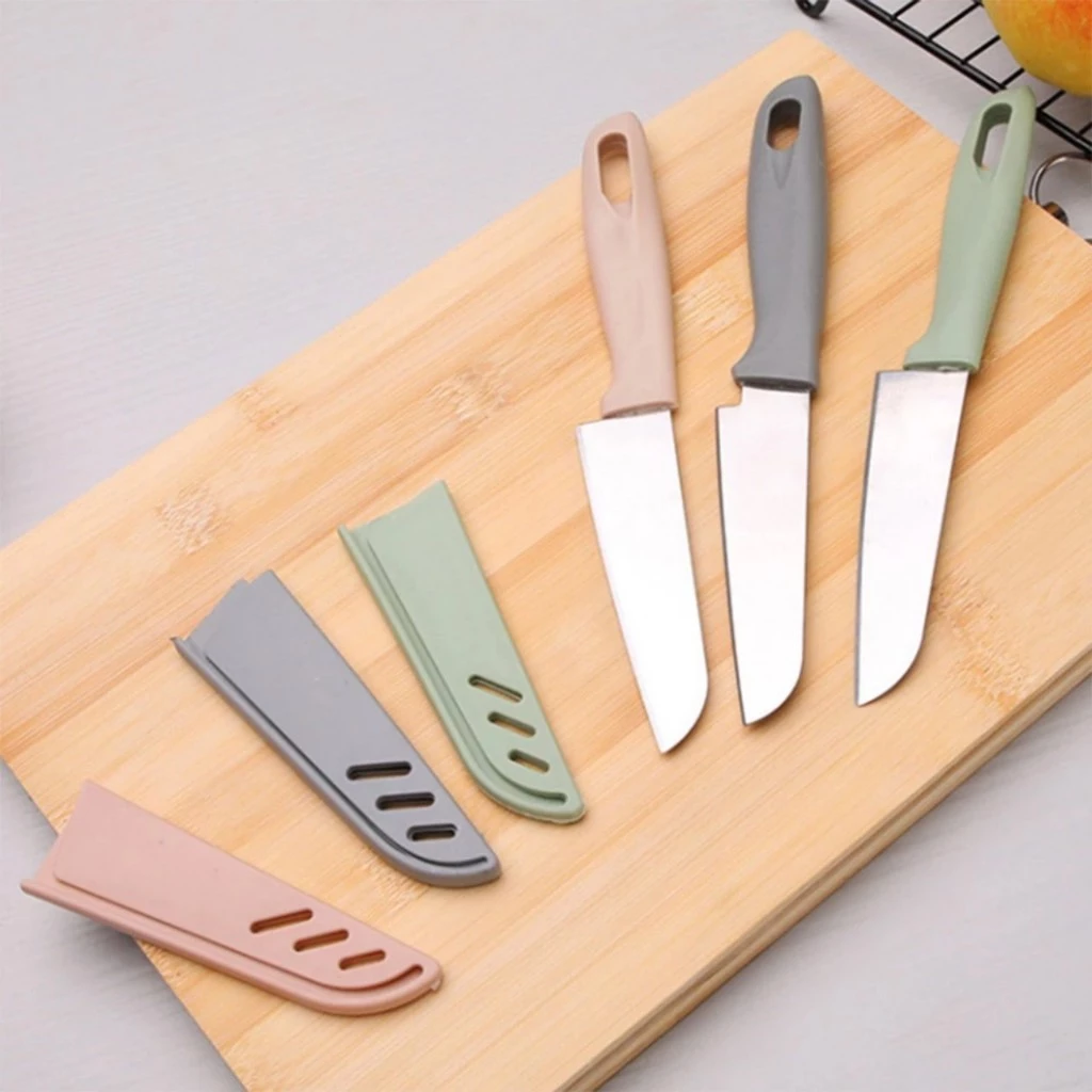 Dao gọt hoa quả có nắp đậy an toàn, dễ dàng mang đi du lịch, an toàn cho trẻ em