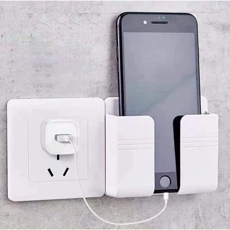 Kệ đựng điện thoại sạc pin - Giá đỡ điện thoại, remote đa năng