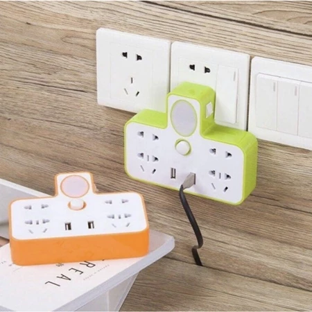 Ổ CẮM ĐIỆN ĐA NĂNG CÓ CỔNG SẠC USB KÈM ĐÈN NGỦ RẮC 3 CHÂN