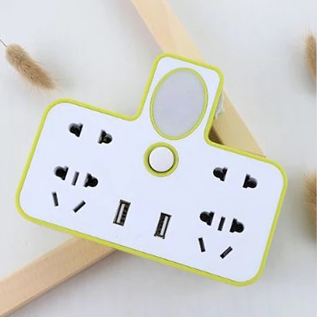 Ổ CẮM ĐIỆN ĐA NĂNG CÓ CỔNG SẠC USB KÈM ĐÈN NGỦ RẮC 3 CHÂN