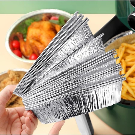 10 Khay Bạc,Tô Bạc Lót Nồi Chiên Không Dầu Tiện Lợi