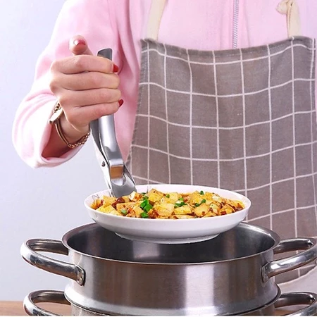 Dụng cụ kẹp bát đĩa nóng trong nồi hấp, lò vi sóng,vv...