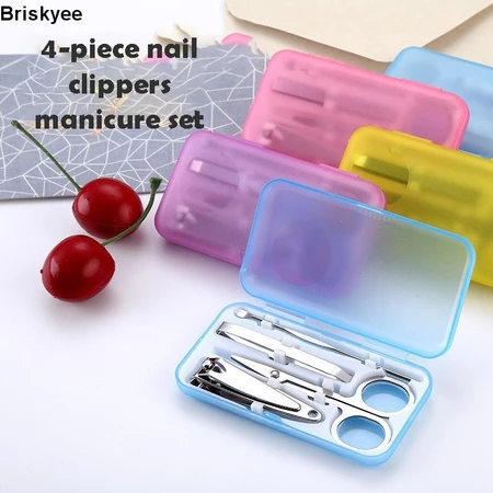 Bộ Bấm Móng Tay 4 Món - Bộ Kìm Cắt Móng Tay Không Gỉ