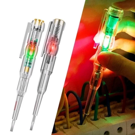 Bút thử điện cảm ứng thông minh 2 đèn led đo thông mạch/dây điện đứt ngầm