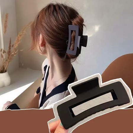 Kẹp tóc càng cua phong cách Hàn Quốc đơn giản cho nữ